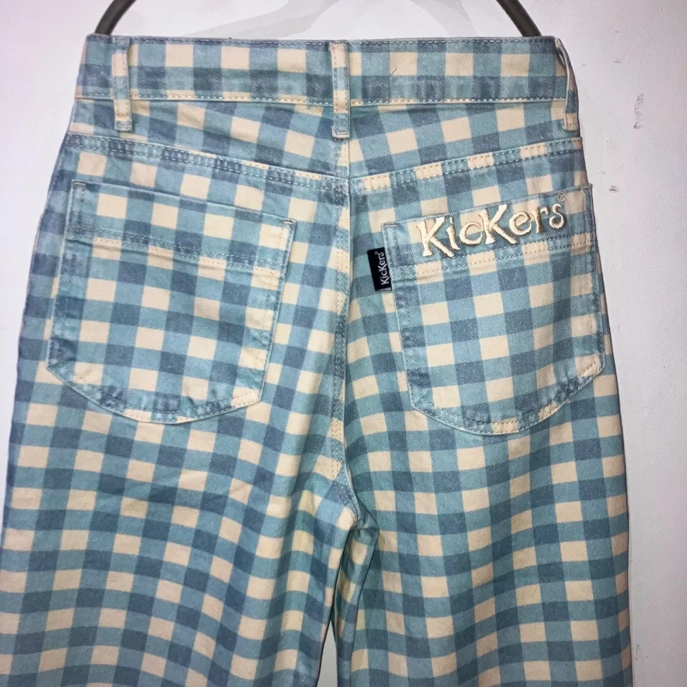 Kickers cream and blue denim jeans - Picture 3 of 6